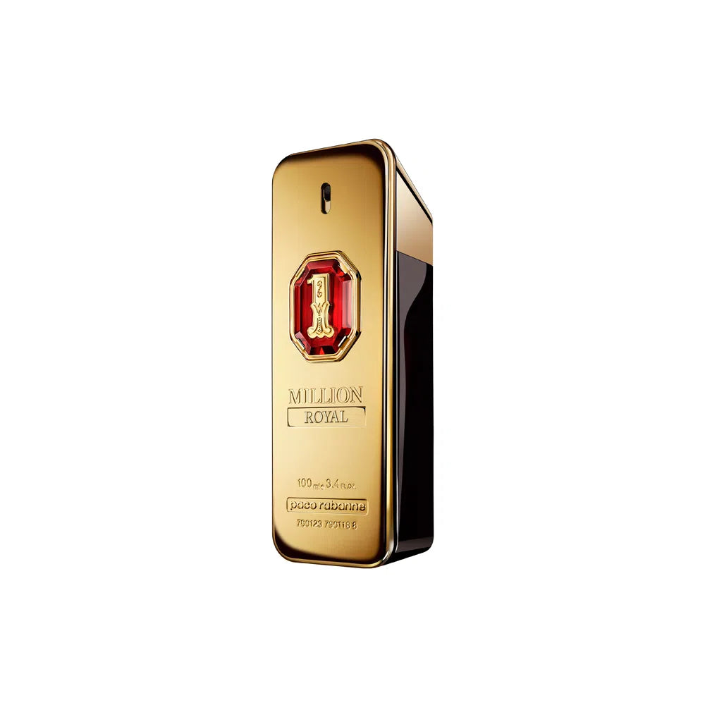 frasco Perfume Masculino Paco Rabanne One Million Royal Eau de Parfum frente fundo branco
