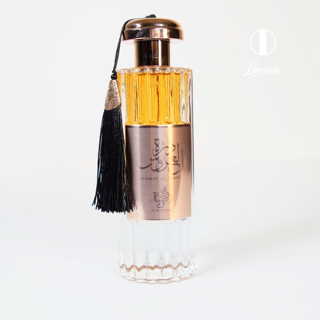 frasco Perfume Feminino Al Wataniah Durrat Al Arros Eau de Parfum embalagem caixa original