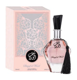 frasco Perfume Feminino Al Wataniah Shagaf Al Ward Eau de Parfum detalhe lateral