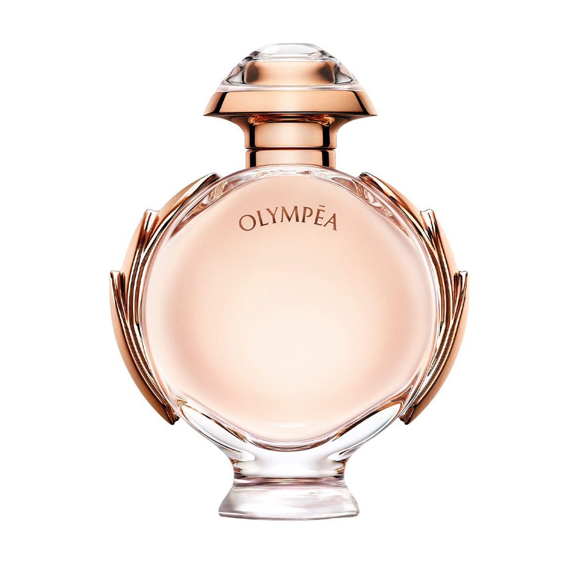 frasco Perfume Feminino Paco Rabanne Olympea Eau de Parfum frente fundo branco