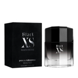 frasco Perfume Masculino Paco Rabanne Black Xs Eau de Toilette detalhe lateral