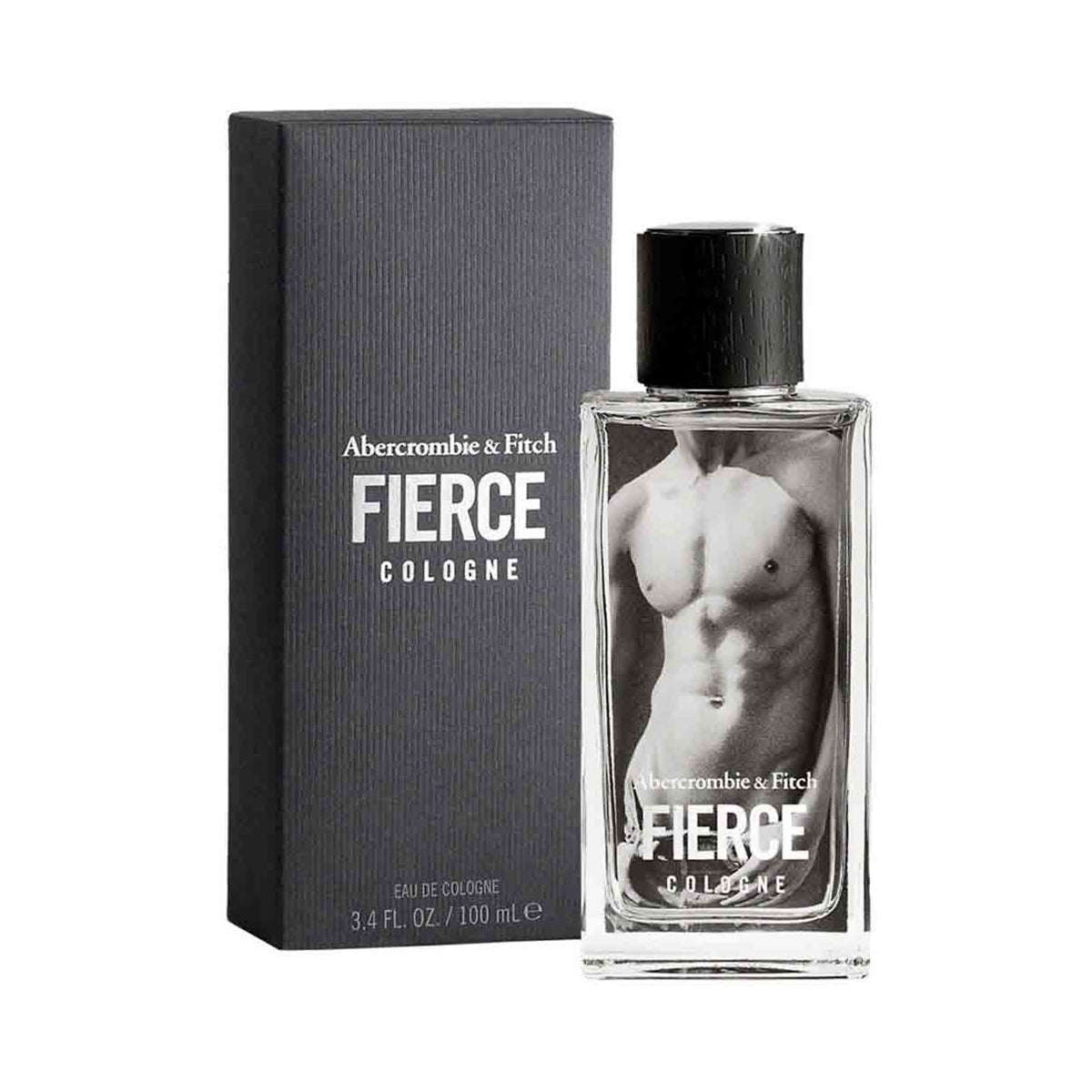 frasco Perfume Masculino Abercrombie & Fitch Fierce Eau de Cologne detalhe lateral