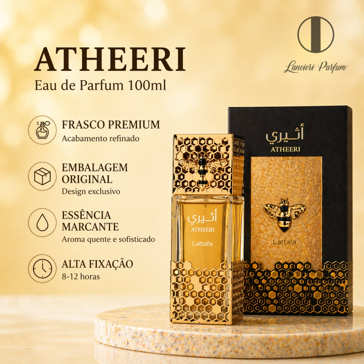 Perfume Lattafa Atheeri EDP feminino oriental