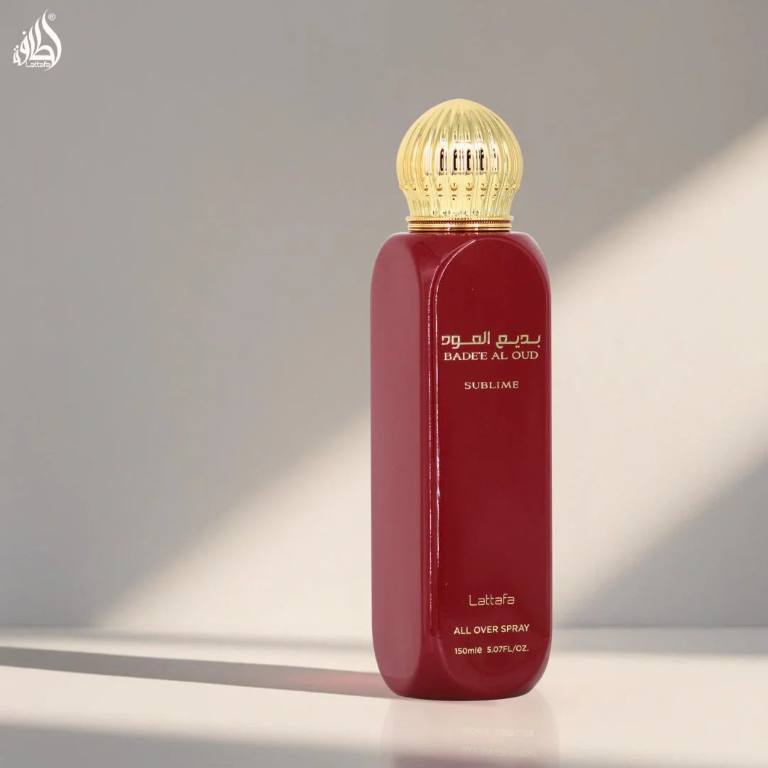 frasco Bade’E Al Oud Sublime Lattafa Eau de Parfum - 150Ml detalhe lateral