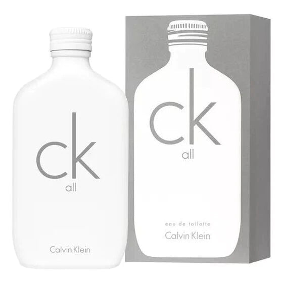 frasco Perfume Unissex Calvin Klein All Eau de Toilette detalhe lateral