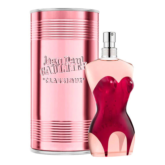 frasco Perfume Feminino Jean Paul Gaultier Classique Eau de Parfum detalhe lateral