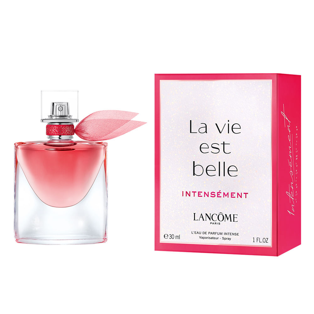 frasco Perfume Feminino Lancome La Vie Est Belle Intensement Eau de Parfum detalhe lateral
