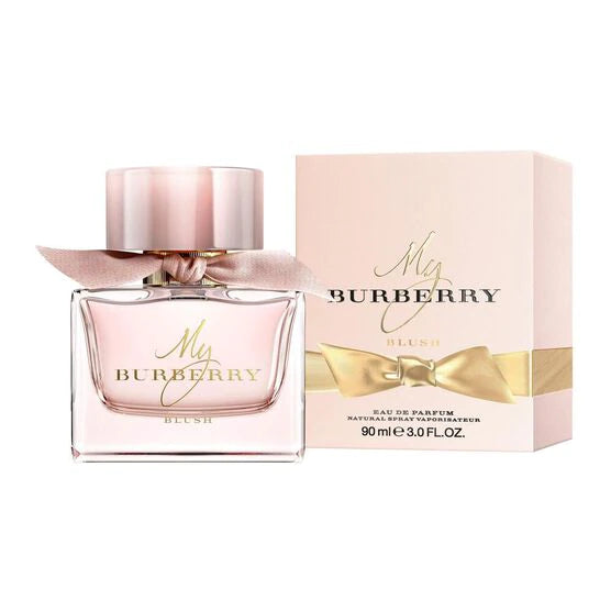 frasco Perfume Feminino Burberry My Blush Eau de Parfum detalhe lateral