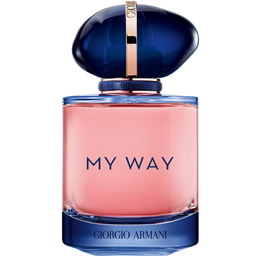 frasco Perfume Feminino Giorgio Armani My Way Intense Eau de Parfum frente fundo branco