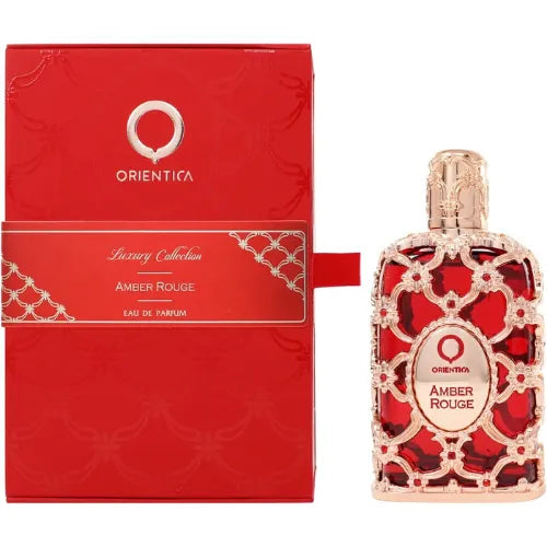 frasco Perfume Al Haramain Royal Rouge Orientica Feminino Eau de Parfum detalhe lateral