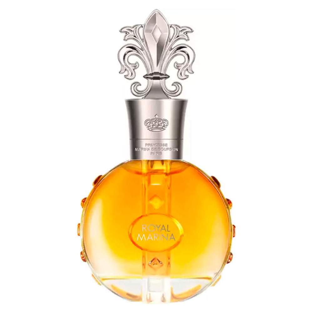 frasco Perfume Feminino Marina de Bourbon Royal Diamond Eau de Parfum frente fundo branco