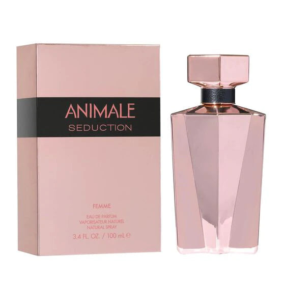 frasco Perfume Feminino Animale Seduction Eau de Parfum detalhe lateral