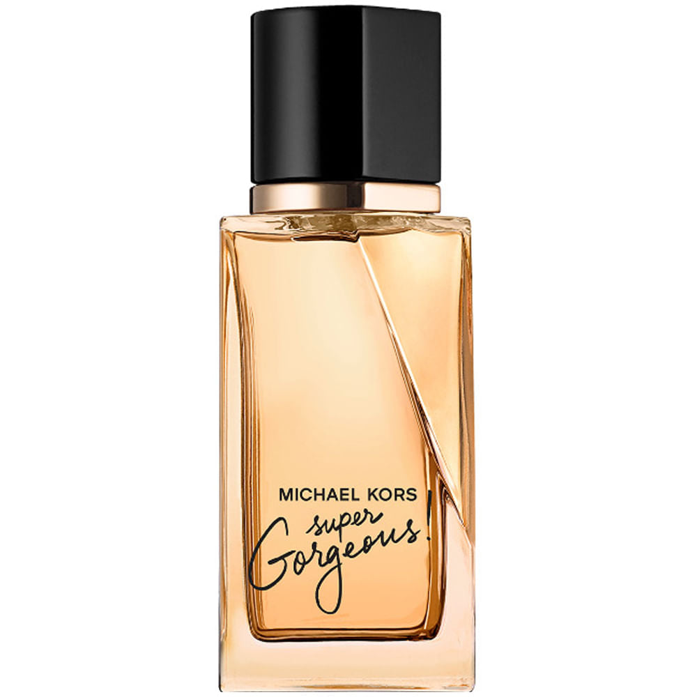 frasco Perfume Feminino Michael Kors Super Gorgeous Eau de Parfum frente fundo branco