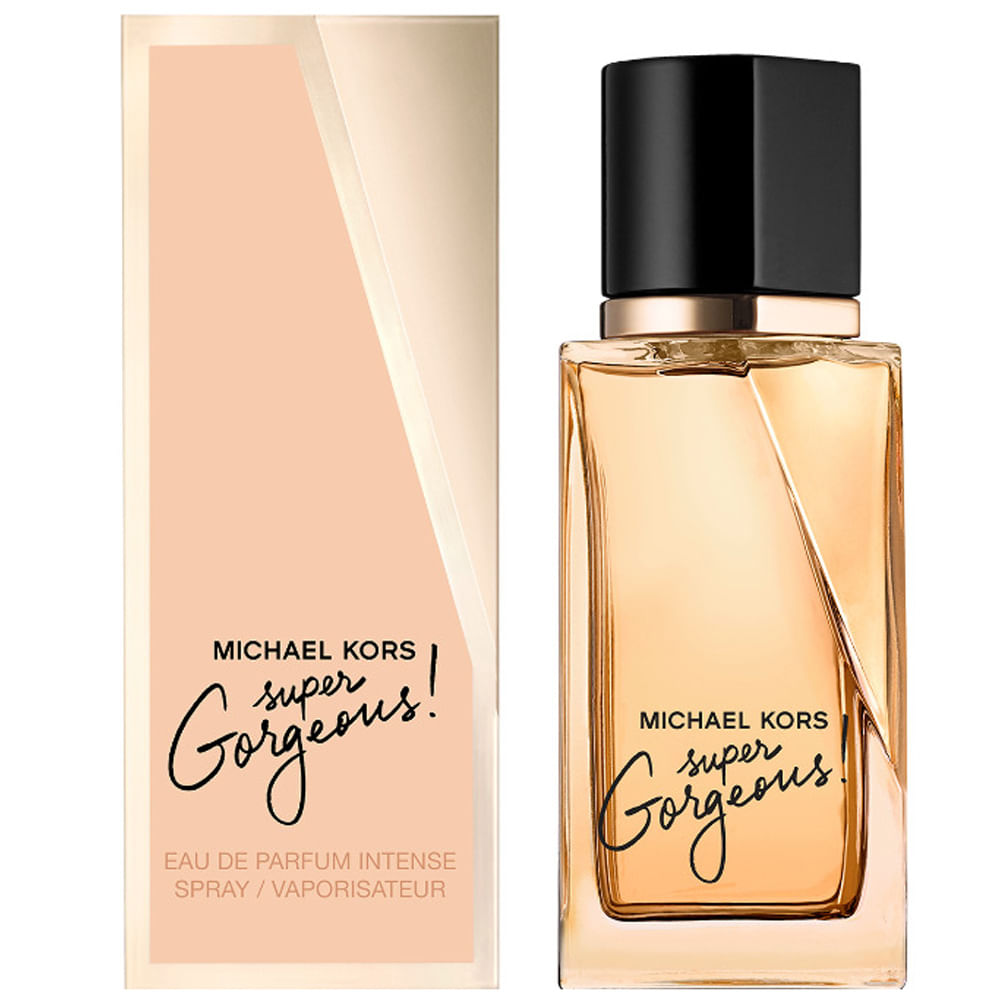 frasco Perfume Feminino Michael Kors Super Gorgeous Eau de Parfum detalhe lateral
