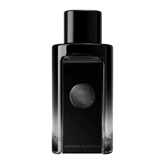 frasco Perfume Masculino Antonio Banderas The IconEau de Parfum frente fundo branco